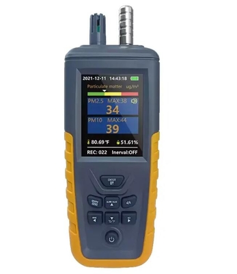 China TC-8100 Detector de partículas de poeira com registo de dados PM2,5 PM10 Monitor de poluição do ar Monitor de qualidade do ar fornecedor