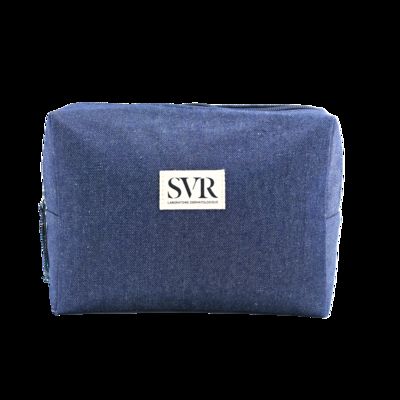 China CR-001 Women's Fashionable PU Leather Toiletry Bag Custom Logo Zipper Organizer Travel Cosmetic Makeup Portable Pebbled Leather Pouch fornecedor