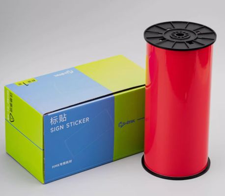 China Red Print label tape Sticker SR-DW-220R 22cm*20m Sign Sticker Wide Format Logo fornecedor