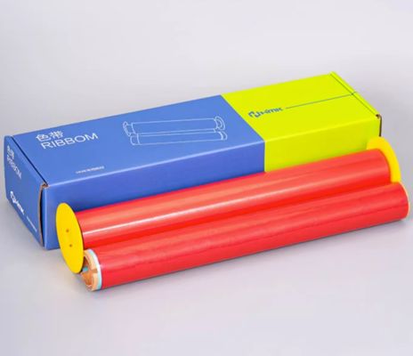 China Red Print label tape Sticker SR-305R 29cm*50m Sign Sticker Wide Format Logo fornecedor