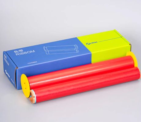 China Red Print label tape Sticker SR-202R 22cm*100m Sign Sticker Wide Format Logo fornecedor