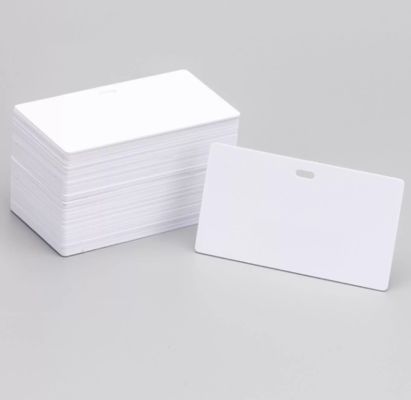 China SG458005 45mmx80mm pvc Long side single hole hanging tag white fornecedor