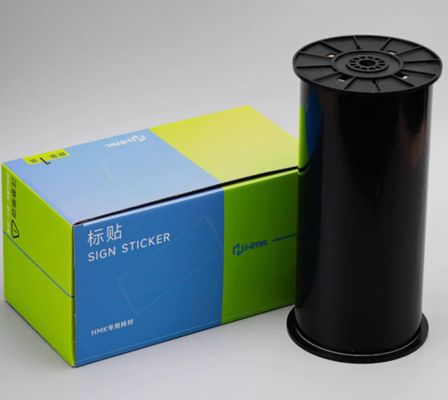 China Black Print label tape BLK-260B 260mmx19m Sign Sticker Wide Format Logo fornecedor