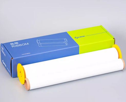 China White Print label tape SR-202W 22cm*100m Sign Sticker Wide Format Logo fornecedor