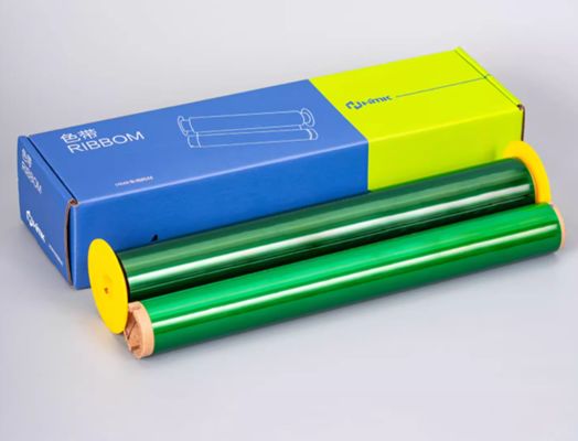 China Green Print label tape HLB-300G 29cm*100m Sign Sticker Wide Format Logo fornecedor