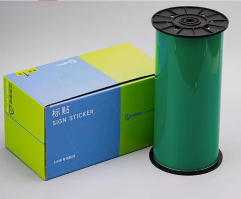 China Green Print label tape SR-FK-265GR 26.5cm*10m Sign Sticker Wide Format Logo fornecedor