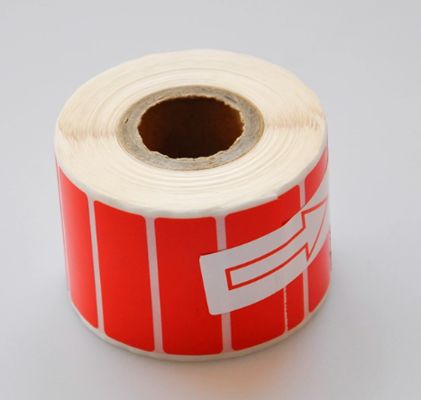 China Red Print label tape RA0014 15mm Sign Sticker fornecedor