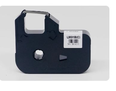 China LM-31B(C) LM31B(C) black label tape cassette for LK-320 / LK-340 Electronic Lettering Machine fornecedor