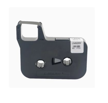 China LM-609Y Yellow 9mm label tape cassette for L-MARK Electronic Lettering Machine tube printer fornecedor