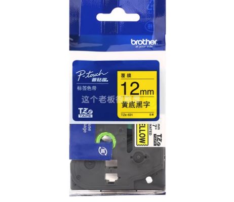 China 24MM P-Touch Black on Clear label tape cassette TZe-151 for Brother Electronic Lettering Machine tube printer fornecedor