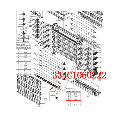 China Rolo 334C1060222 334C1060222C da peça sobresselente de FUJI550/570 Minilab fornecedor
