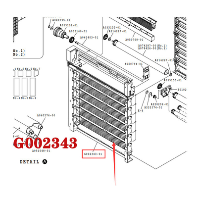 China Cremalheira G002344 G002343 da peça sobresselente de Noritsu QSS 29/32/37 Minilab fornecedor