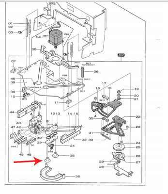 392C938725 / A almofada China do minilab da fronteira 350/370/355 de 386D889981C/386D889981 Fuji fez fornecedor