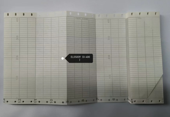 Papel de gráfico EL05009 para CHINO AL,EL,EM Série Z-FOLD CHART 100 mm (114 mm) Papel de registo EL05081 fornecedor