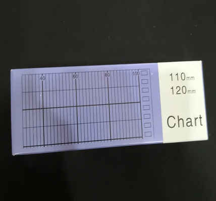 Papel de gráfico EL05081 para CHINO AL,EL,EM Série Z-FOLD CHART 100 mm (114 mm) Papel de registo EL05081 fornecedor