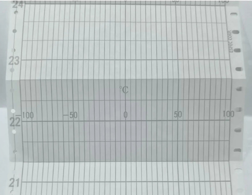 Papel de gráfico EL05081 para CHINO AL,EL,EM Série Z-FOLD CHART 100 mm (114 mm) Papel de registo EL05081 fornecedor