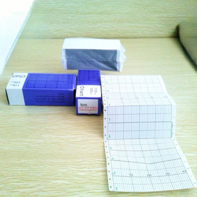 Papel de gráfico EL05081 para CHINO AL,EL,EM Série Z-FOLD CHART 100 mm (114 mm) Papel de registo EL05081 fornecedor