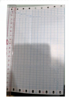 TOKIMEC CR-4 COURSE RECORDER CHART PAPEL 120103310 fornecedor