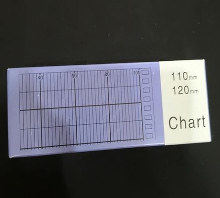 Papel de gráfico EM001 para CHINO AL,EL,EM Série Z-FOLD CHART 100 mm (114 mm) Papel de registo EM104N, EM01002, EM13001 fornecedor
