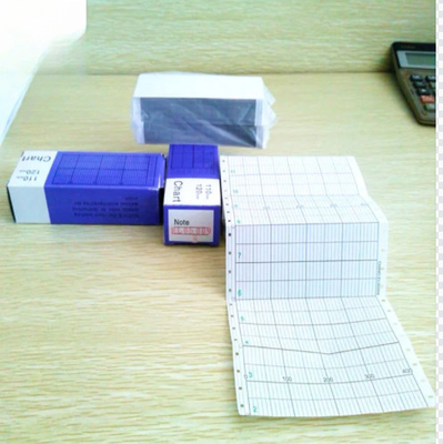 Papel de gráfico EM001 para CHINO AL,EL,EM Série Z-FOLD CHART 100 mm (114 mm) Papel de registo EM104N, EM01002, EM13001 fornecedor