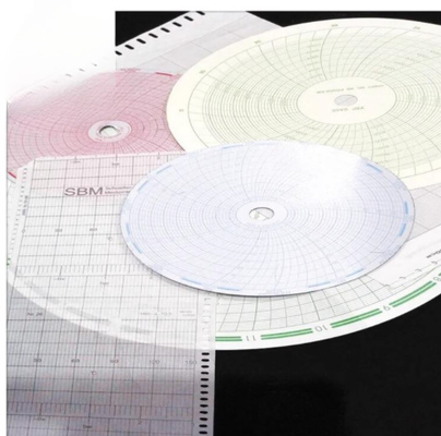 Papel gráfico C6282-168 para sanyo Freezer 152mm papel circular de registo fornecedor