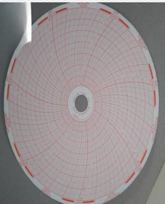 Papel gráfico C6282-168 para sanyo Freezer 152mm papel circular de registo fornecedor
