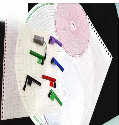 Papel gráfico C6282-168 para sanyo Freezer 152mm papel circular de registo fornecedor