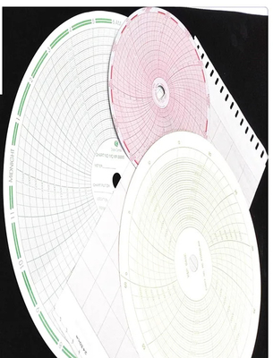 Papel gráfico 21G017Y30 para FISCHER &amp; PORTER papel circular de registo de 24 horas fornecedor
