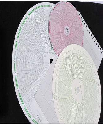 Papel gráfico 500P1267-1 para fulcópico ABB ERC série 12  circular papel de registo de 24 horas fornecedor