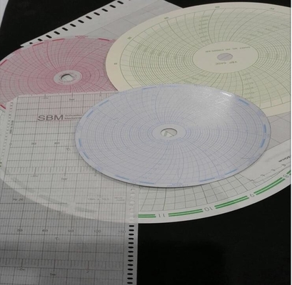 Papel gráfico OP849 para gravador ABB de papel circular de gravação 24 horas fornecedor