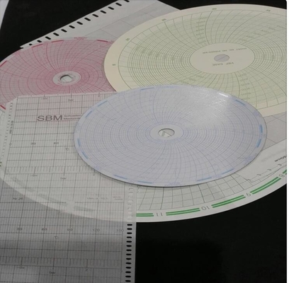 Papel gráfico OP424 para gravador ABB, papel circular de gravação de 24 horas fornecedor