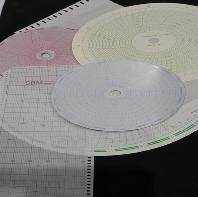 Papel gráfico W120-20-6 para COBEX 24 horas 6 polegadas 152mm papel de registro circular fornecedor