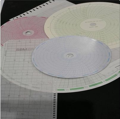 Papel de gráfico 500P1225-148 para fuloscope ABB ERC série 12  7 dias papel de registo circular fornecedor