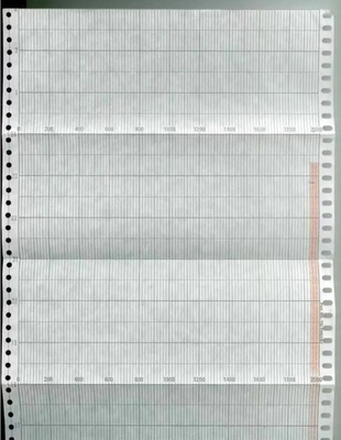 Papel gráfico EH-51089 para CHINO EH,AH,ET Série 180 mm x 20M Z-FOLD papel de registo fornecedor
