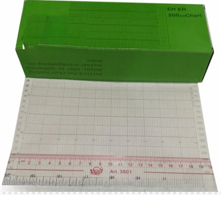 Papel de gráfico SE-10Z-2 para HIOKI EPR10B,300,3500Série 170mm*20M Z-FOLD papel de registo SE-10Z-2 fornecedor