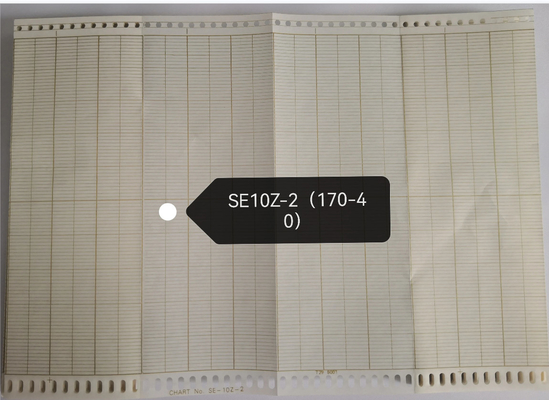 Papel de gráfico SE-10Z-2 para HIOKI EPR10B,300,3500Série 170mm*20M Z-FOLD papel de registo SE-10Z-2 fornecedor