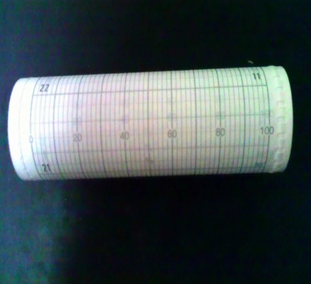 Papel de gráfico 203914 Para JUMO 1282 N40 1075208 10.06 papel de registo em rolos para gravador fornecedor
