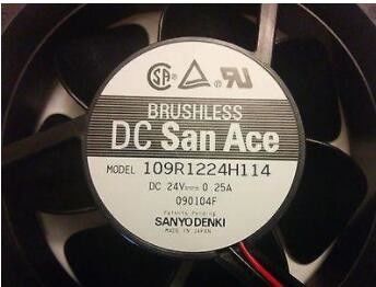 C.C. 24V 0.25A 109R1224H114 MINILAB SEM ESCOVA FUJI da C.C. SAN ACE de SANYO DENKY fornecedor
