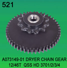 ENGRENAGEM de CORRENTE A073149-01 MAIS SECA TEETH-12/46 PARA o minilab de NORITSU HD qss3701/3702/3703/3704 fornecedor