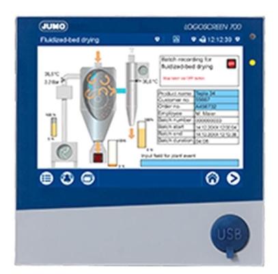 JUMO LOGOSCREEN706530 706530/18-3330-23/000 Registador sem papel fornecedor