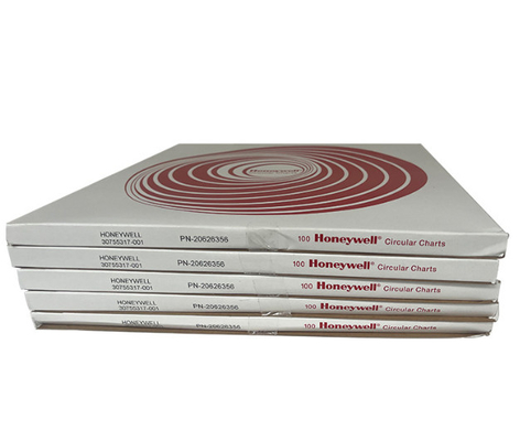 Honeywell Bn PN20626356 DR45AT 30755317-001 30755317001 Papel de gráfico térmico circular, 12 polegadas, sem alcance, Pk100 fornecedor
