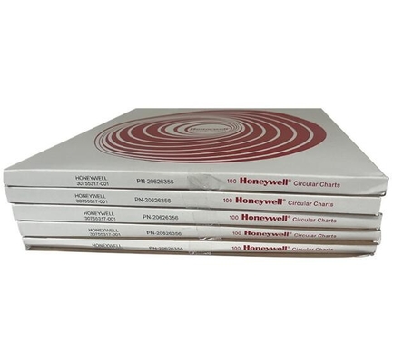 Honeywell Bn 30755317-001 30755317001 Papel de gráfico térmico circular, 12 polegadas, sem alcance, Pk100 fornecedor