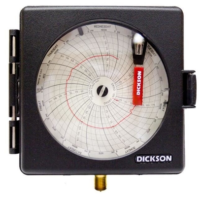 DICKSON PW476 4 polegadas gravador de pressão circular, tipo disco de pressão gravador de alimentação de papel gravador de gráficos fornecedor