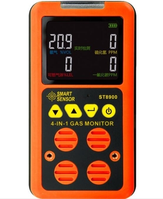 Sensor inteligente ST8900 - Detector de gás O2 H2S CO LEL com STEL/TWA fornecedor