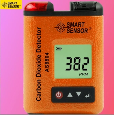 Sensor inteligente original AS8804 Mini Portable Clip-on Digital Carbon Dioxide Detector CO2 Gas Concentration Tester fornecedor