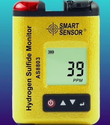 Sensor inteligente Mini portátil Clip-on Digital Sulfeto de Hidrogénio Monitor H2S detector de concentração de gás teste H2S GasDetector fornecedor