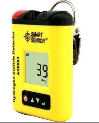 Sensor inteligente Mini portátil Clip-on Digital Sulfeto de Hidrogénio Monitor H2S detector de concentração de gás teste H2S GasDetector fornecedor