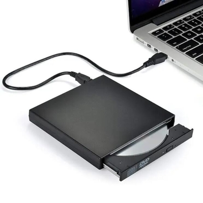 Gravador combinado magro portátil externo do cd/DVD-RW DVD ROM da caixa da movimentação de USB 2.0 fornecedor