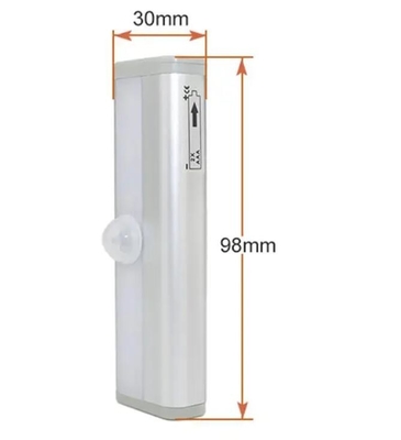 6 LED PIR Sensor de Movimento Luz nocturna LED interior com bateria para quarto fornecedor