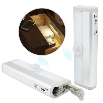 6 LED PIR Sensor de Movimento Luz nocturna LED interior com bateria para quarto fornecedor
